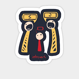 Introvert Sticker